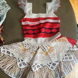 Moana inspired dress 1-2T